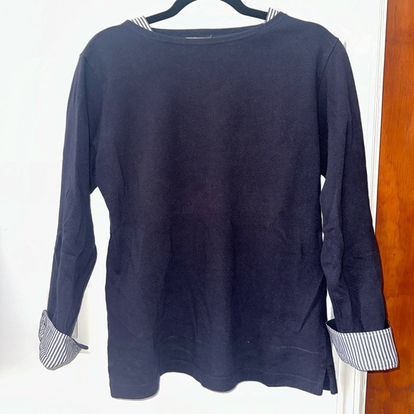 Beams Boy O.Sailor/C LongSleeve - Navy main image 0